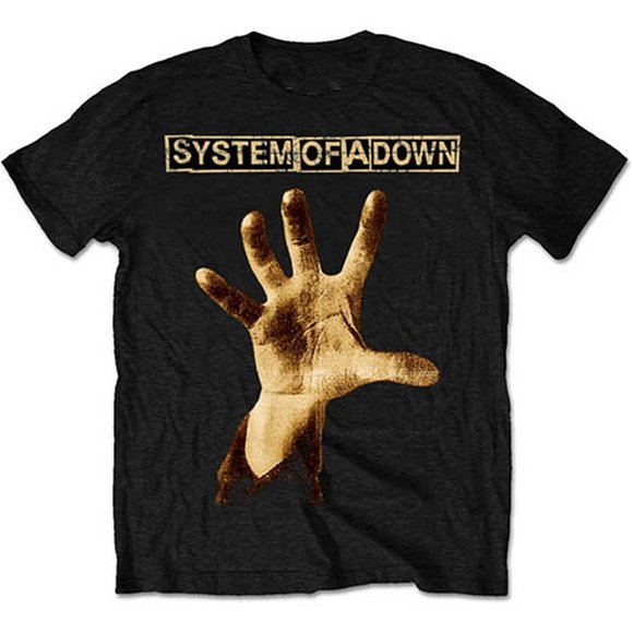 System of a Down Hand Heavy Metal Rock T-Shirt - Picture 1 of 1